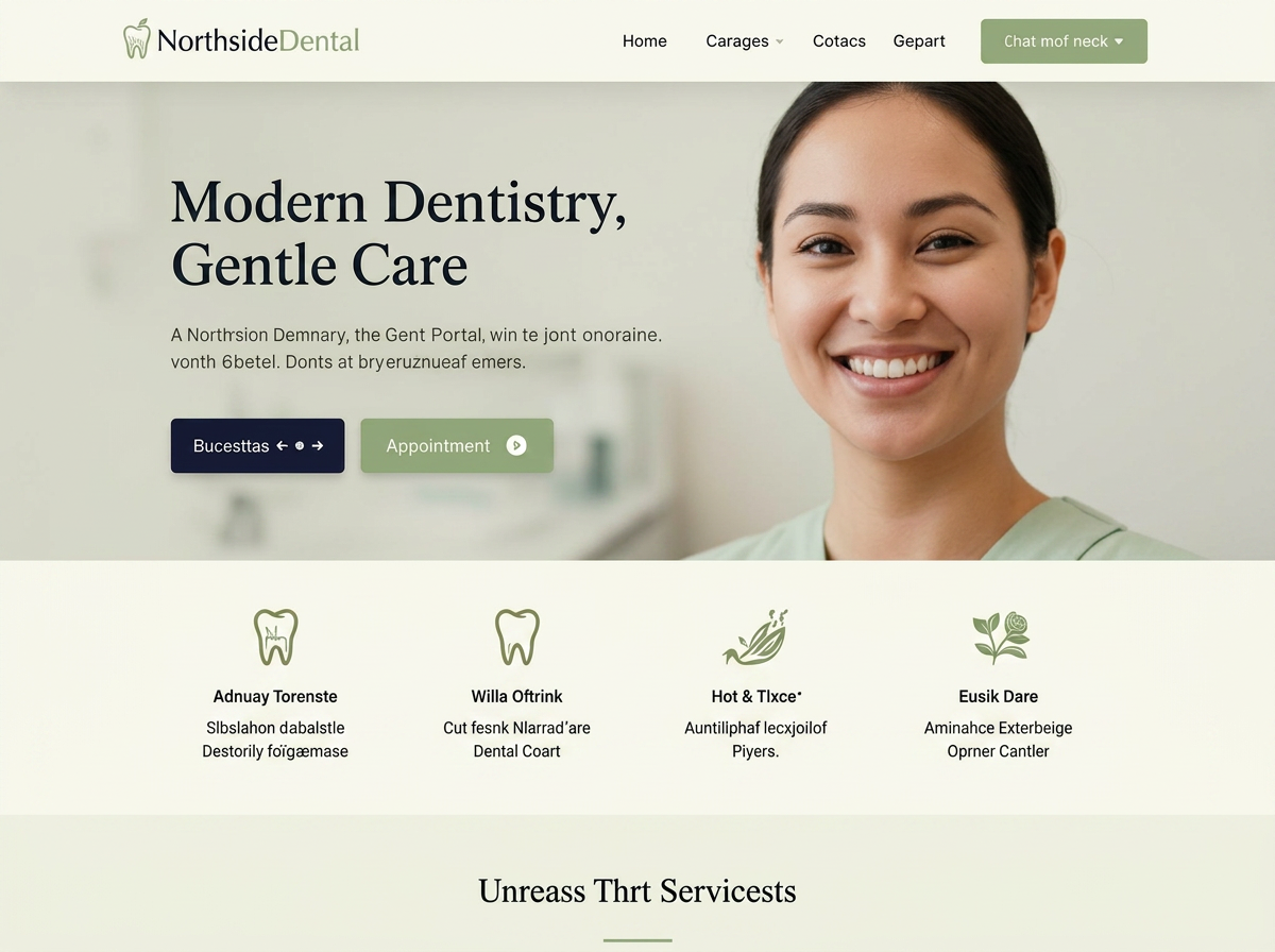Northside Dental website by LaunchSite